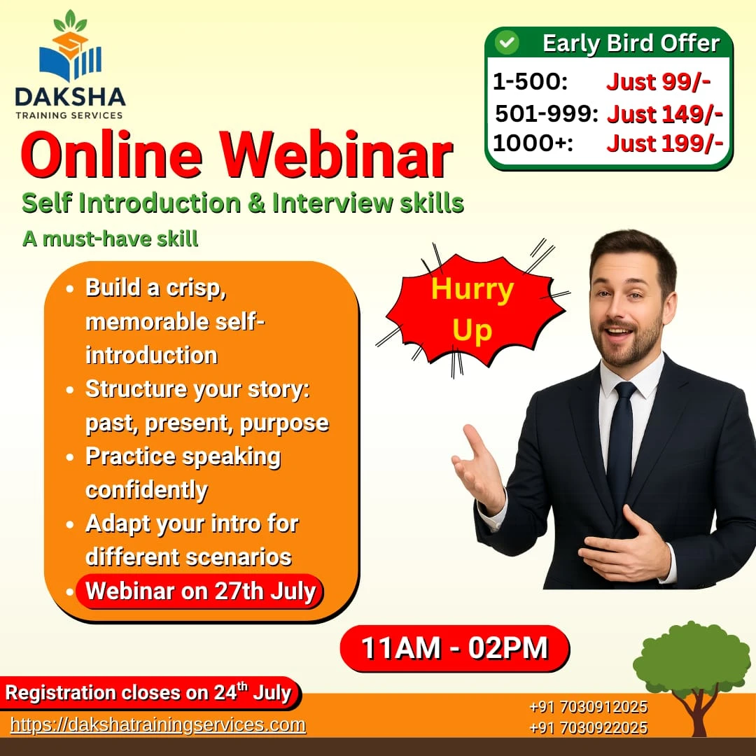 self introduction webinar